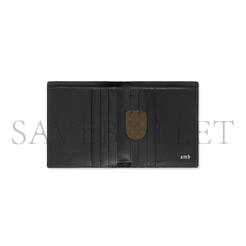 BURBERRY CHECK FOLDING CARD CASE 80732761 (10.5*9cm)